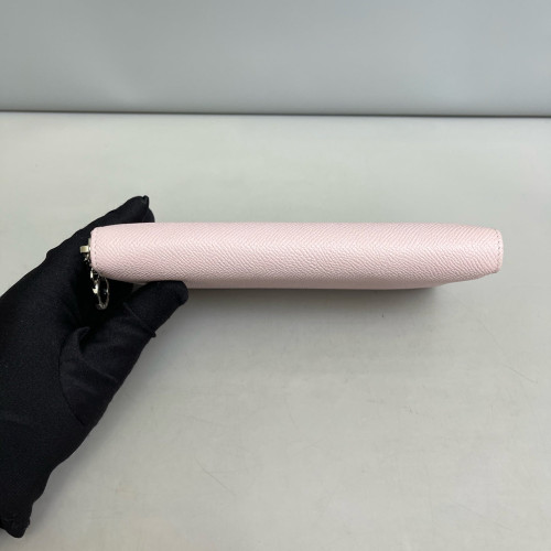 Bvlgari Continental Wallet Calfskin Pink