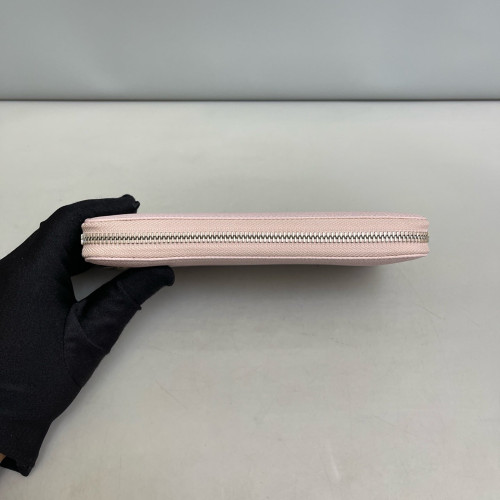 Bvlgari Continental Wallet Calfskin Pink