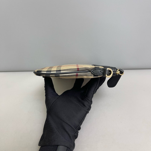 Burberry Crossbody Bag House Check Calfskin Beige Black Red