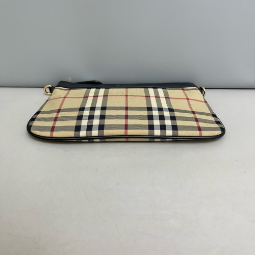 Burberry Crossbody Bag House Check Calfskin Beige Black Red
