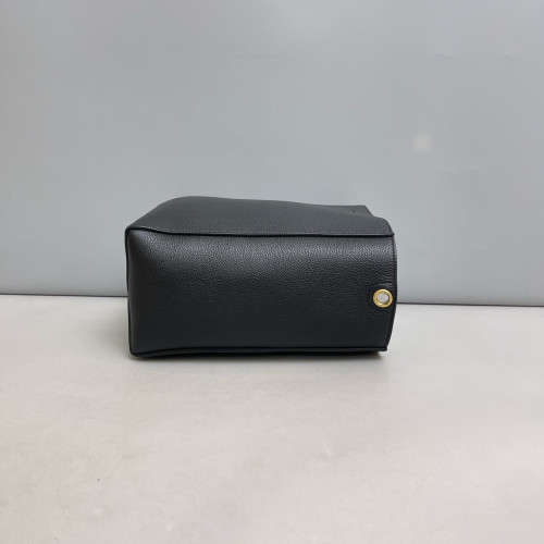 Celine Sangle Small Bucket Bag Grained Calfskin Black