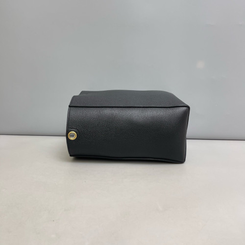 Celine Sangle Small Bucket Bag Grained Calfskin Black