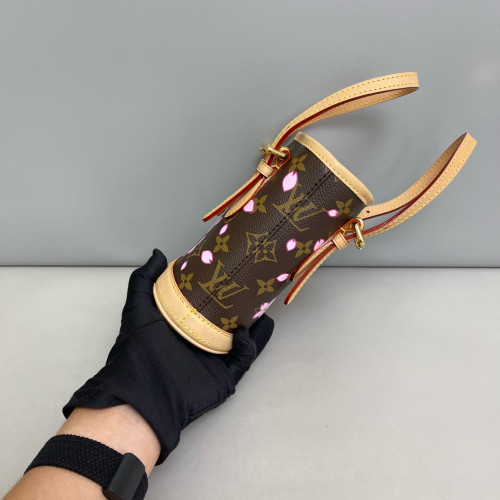 Louis Vuitton X Takashi Murakami Nano Lockme Bucket Monogram Brown