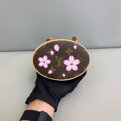 Louis Vuitton X Takashi Murakami Nano Lockme Bucket Monogram Brown