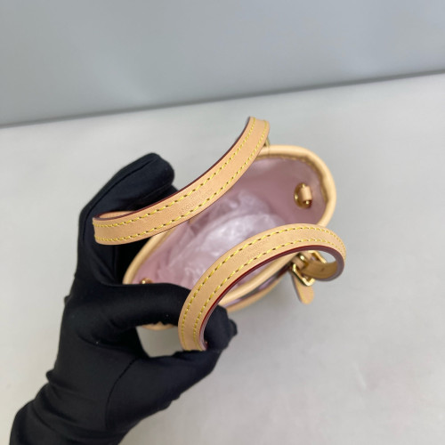 Louis Vuitton X Takashi Murakami Nano Lockme Bucket Monogram Brown
