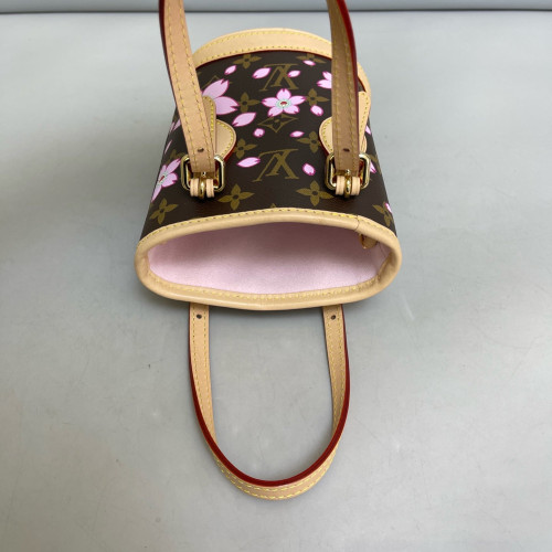 Louis Vuitton X Takashi Murakami Nano Lockme Bucket Monogram Brown
