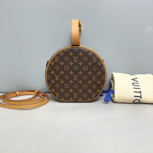 Louis Vuitton Boursicot Boite Chapeau Bag Monogram Brown
