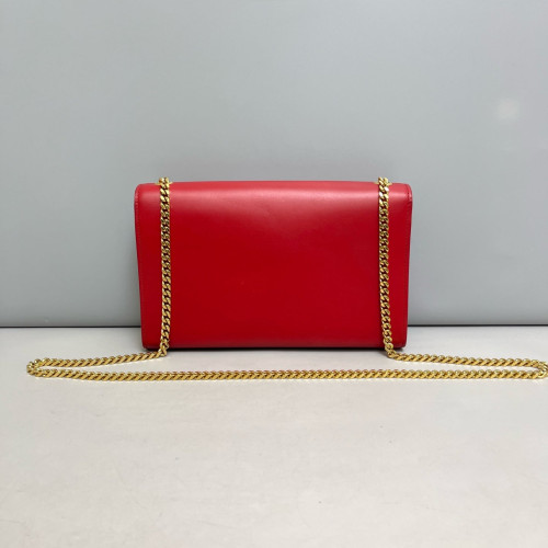 Yves Saint Laurent Medium Kate Crossbody Bag Calfskin Red