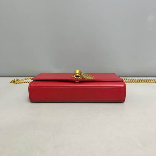 Yves Saint Laurent Medium Kate Crossbody Bag Calfskin Red