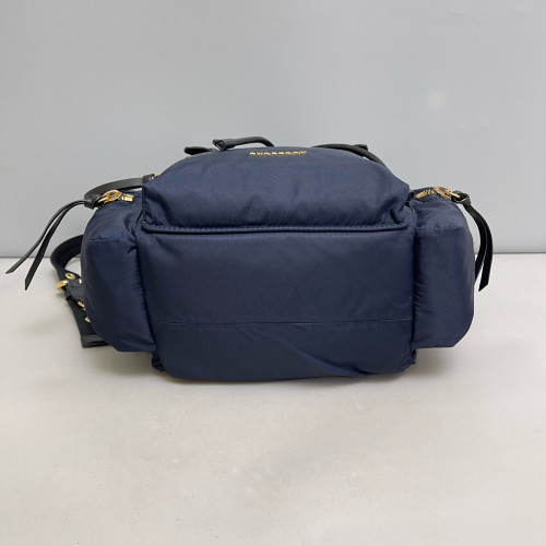 Burberry Medium Rucksack Backpack Nylon Calfskin Dark Blue Black Burberry Medium Rucksack Backpack Nylon Calfskin Dark Blue Black