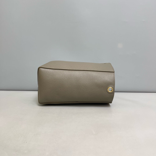 Celine Sangle Small Bucket Bag Grained Calfskin Grey Celine Sangle Small Bucket Bag Grained Calfskin Grey
