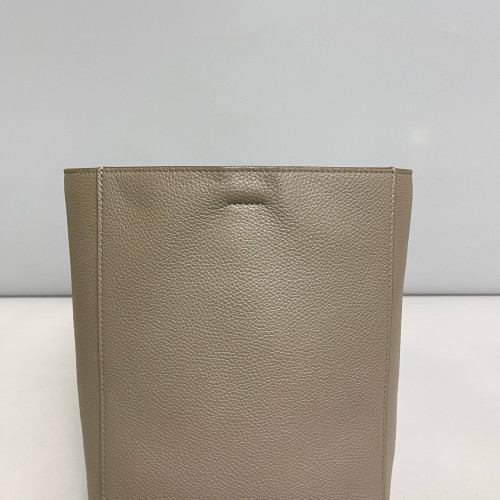 Celine Sangle Small Bucket Bag Grained Calfskin Grey Celine Sangle Small Bucket Bag Grained Calfskin Grey