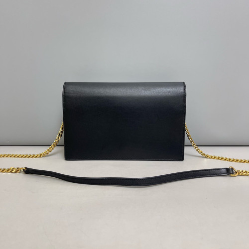Yves Saint Laurent Small Kate Crossbody Bag Calfskin Black