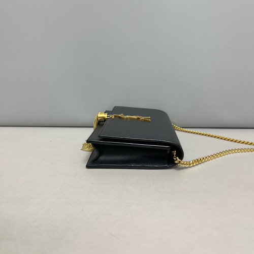 Yves Saint Laurent Small Kate Crossbody Bag Calfskin Black