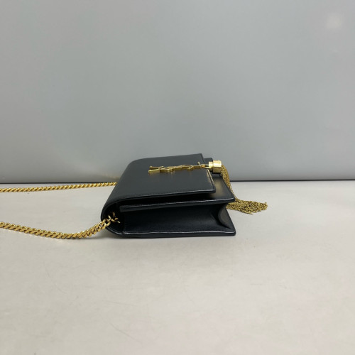 Yves Saint Laurent Small Kate Crossbody Bag Calfskin Black