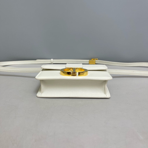 Dior 30 Montaigne Mini Box Bag Calfskin White Dior 30 Montaigne Mini Box Bag Calfskin White