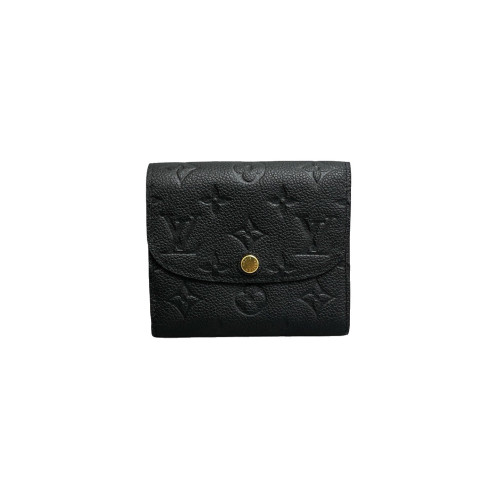Louis Vuitton Iris Compact Wallet Xs Monogram Empreinte Black