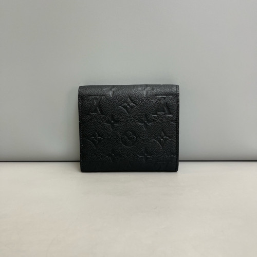 Louis Vuitton Iris Compact Wallet Xs Monogram Empreinte Black