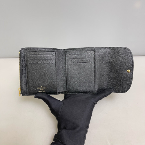 Louis Vuitton Iris Compact Wallet Xs Monogram Empreinte Black