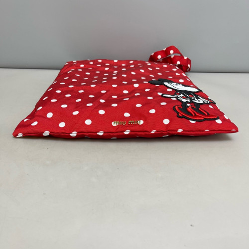 Miu Miu X Disney Handbag Nylon Red White