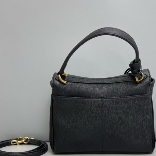 Balenciaga Rodeo Mini Handbag Grained Calfskin Black