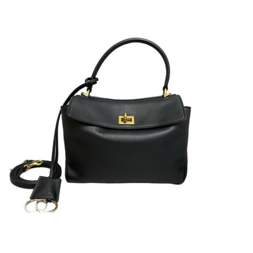 Balenciaga Rodeo Mini Handbag Calfskin Black