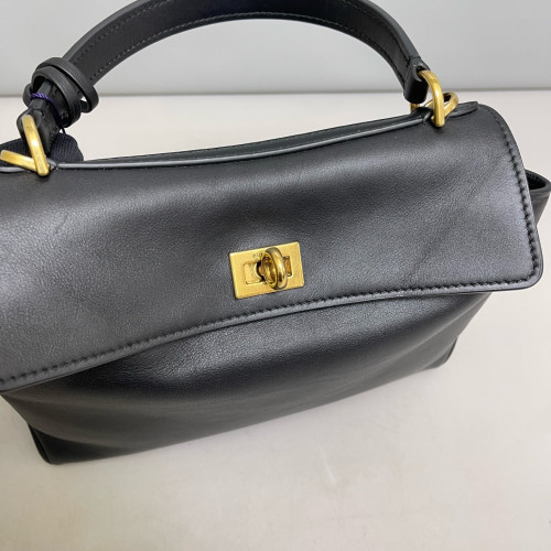 Balenciaga Rodeo Mini Handbag Calfskin Black
