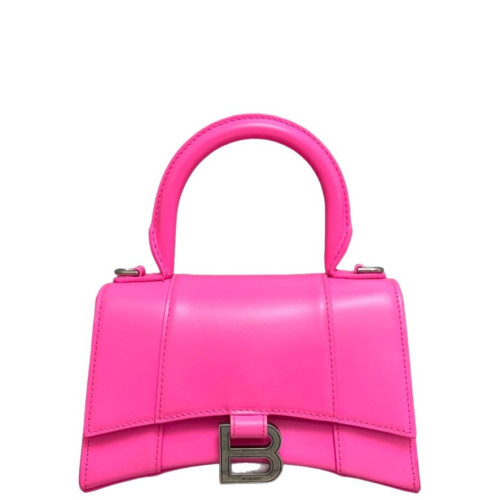 Balenciaga Hourglass Xs Calfskin Pink