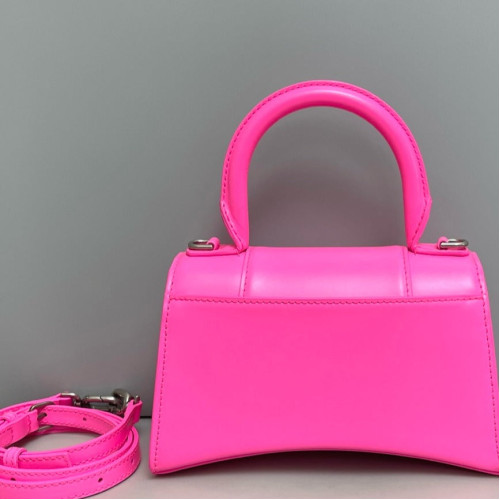 Balenciaga Hourglass Xs Calfskin Pink