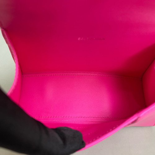 Balenciaga Hourglass Xs Calfskin Pink