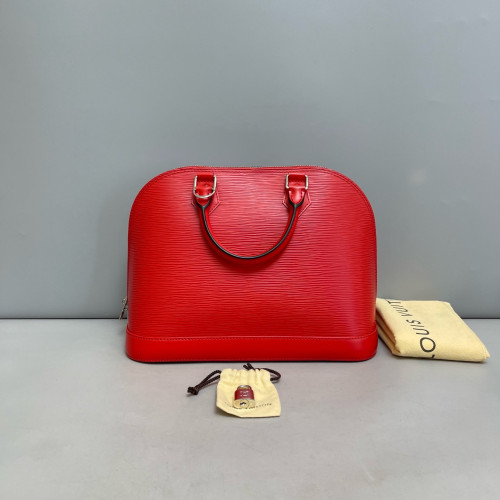 Louis Vuitton Alma MM Epi Red