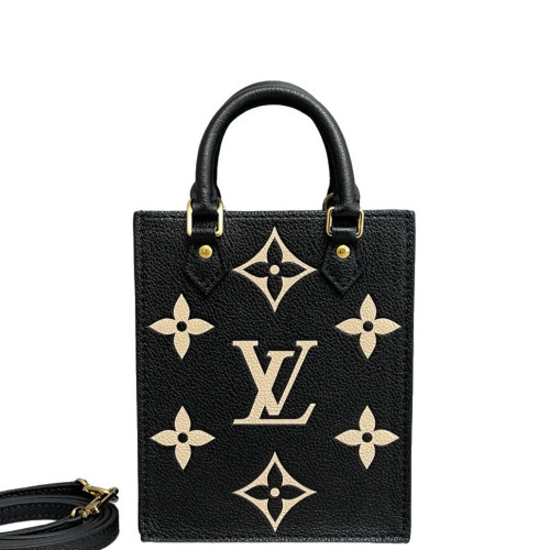 Louis Vuitton Petite Sac Plat Monogram Empreinte Black