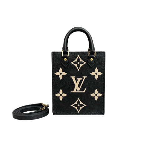 Louis Vuitton Petite Sac Plat Monogram Empreinte Black