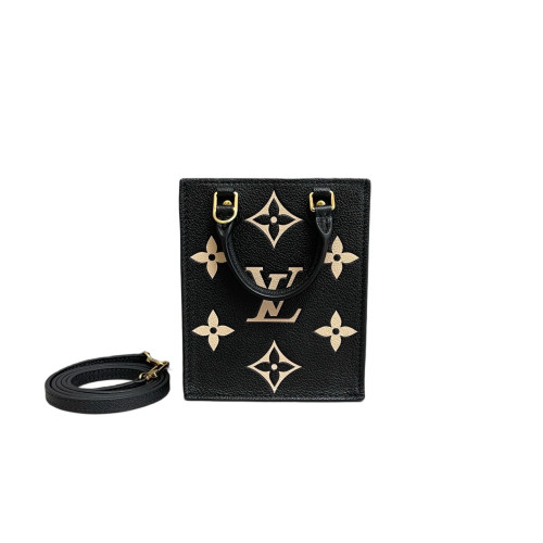 Louis Vuitton Petite Sac Plat Monogram Empreinte Black