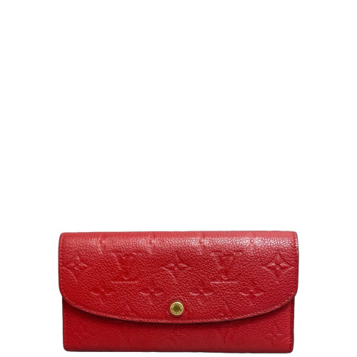 Louis Vuitton Emilie Wallet Monogram Empreinte Red