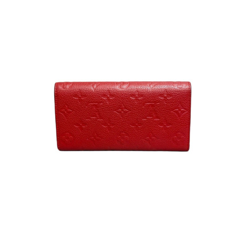 Louis Vuitton Emilie Wallet Monogram Empreinte Red