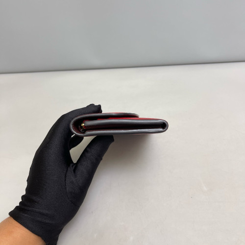 Louis Vuitton Emilie Wallet Monogram Empreinte Red