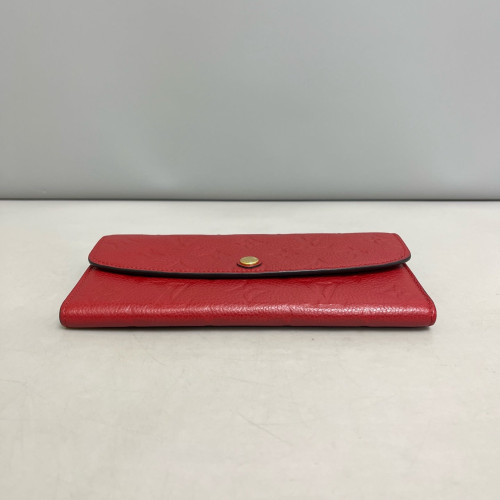 Louis Vuitton Emilie Wallet Monogram Empreinte Red