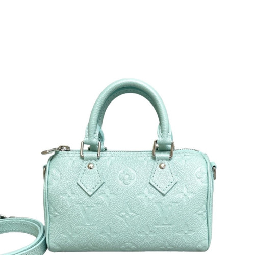 Louis Vuitton Nano Speedy Bandouliere Monogram Empreinte Blue