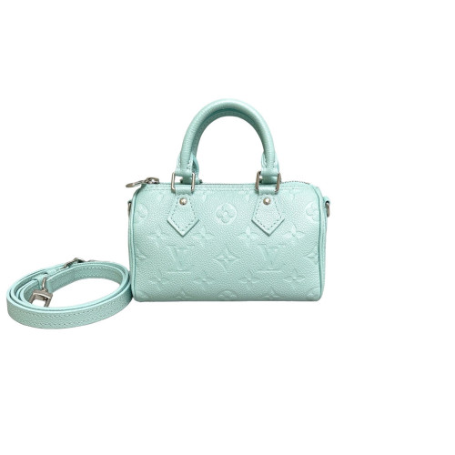 Louis Vuitton Nano Speedy Bandouliere Monogram Empreinte Blue