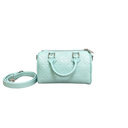 Louis Vuitton Nano Speedy Bandouliere Monogram Empreinte Blue