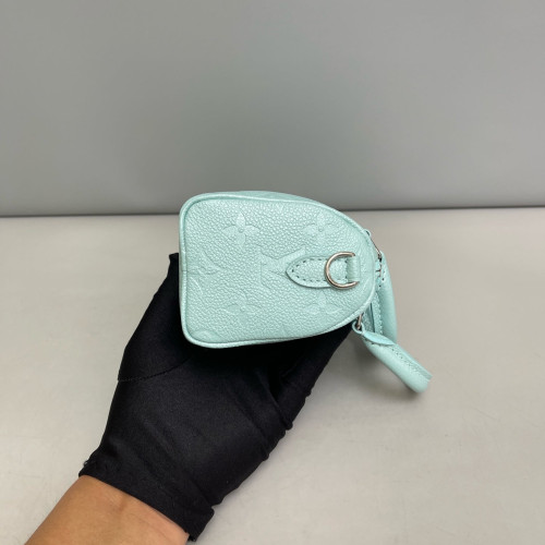 Louis Vuitton Nano Speedy Bandouliere Monogram Empreinte Blue