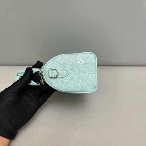 Louis Vuitton Nano Speedy Bandouliere Monogram Empreinte Blue