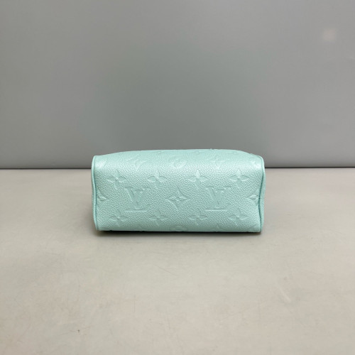 Louis Vuitton Nano Speedy Bandouliere Monogram Empreinte Blue