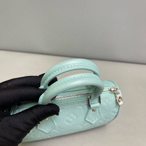 Louis Vuitton Nano Speedy Bandouliere Monogram Empreinte Blue