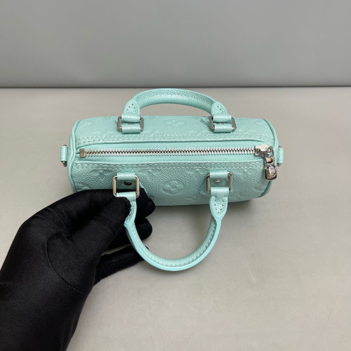 Louis Vuitton Nano Speedy Bandouliere Monogram Empreinte Blue