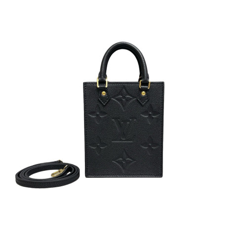 Louis Vuitton Petite Sac Plat Monogram Empreinte Black