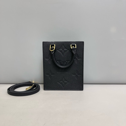 Louis Vuitton Petite Sac Plat Monogram Empreinte Black