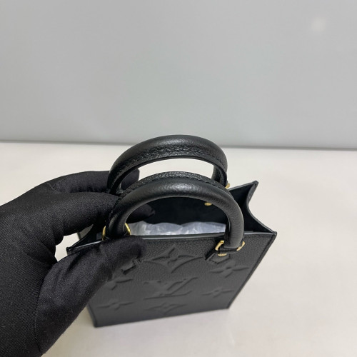 Louis Vuitton Petite Sac Plat Monogram Empreinte Black