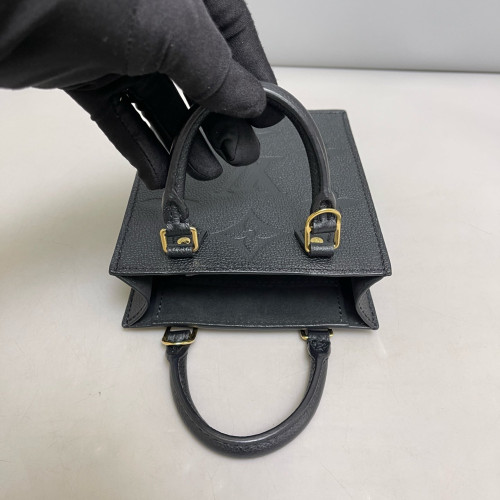 Louis Vuitton Petite Sac Plat Monogram Empreinte Black